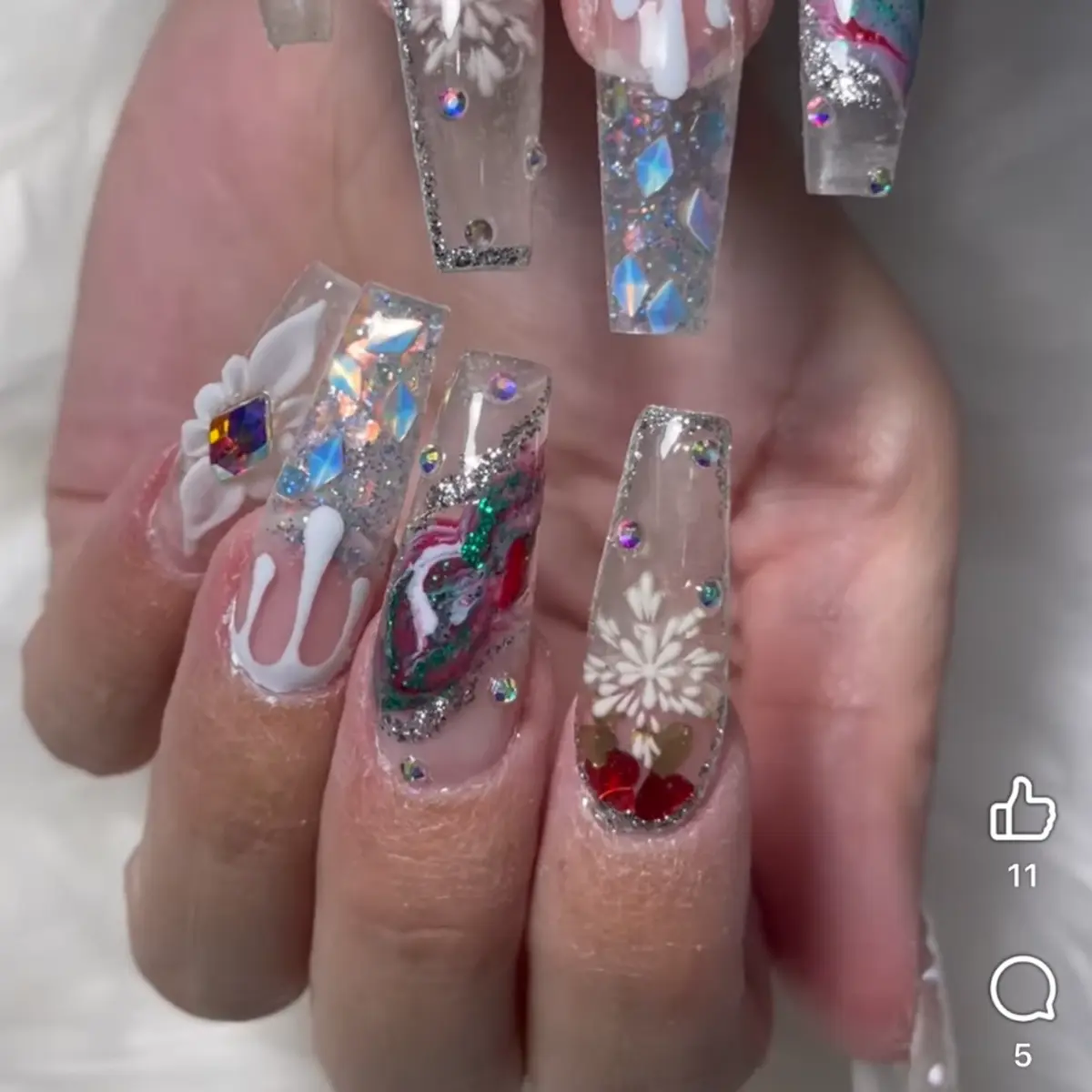 Custom nail design by Daisy Nails Spa NW — look 6