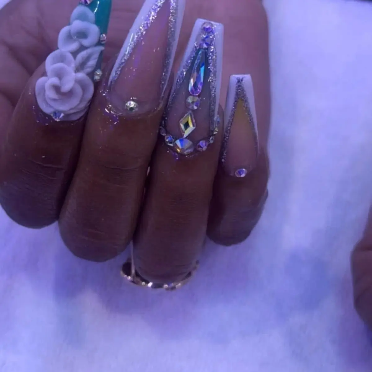 Custom nail design by Daisy Nails Spa NW — look 10