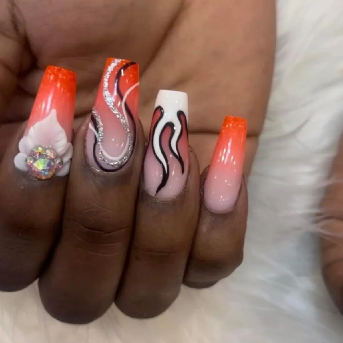 Custom nail design by Daisy Nails Spa NW — look 14