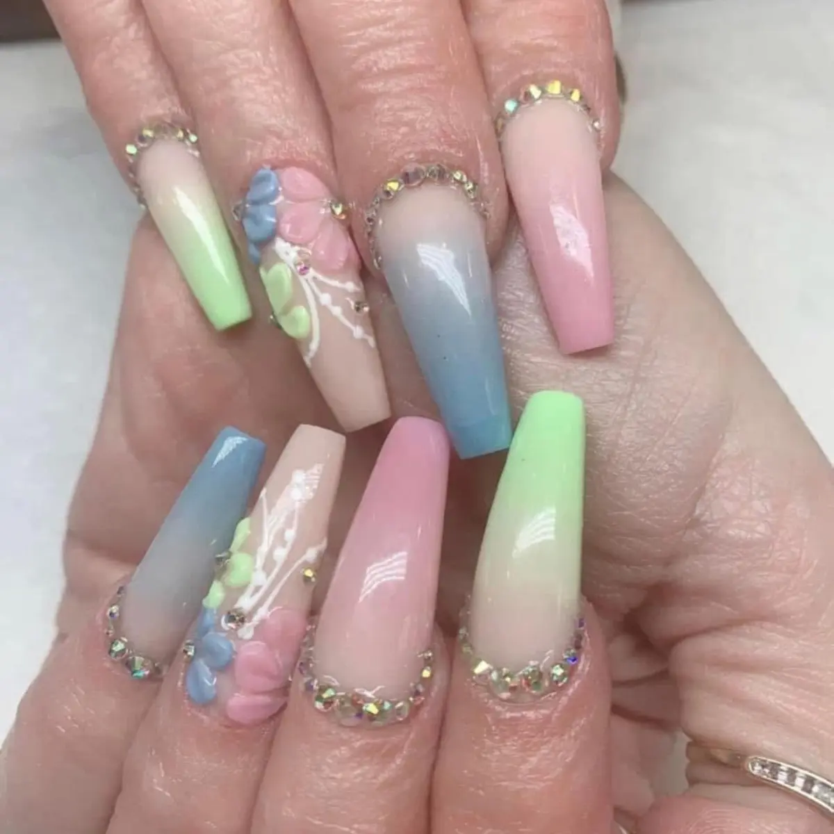 Custom nail design by Daisy Nails Spa NW — look 15