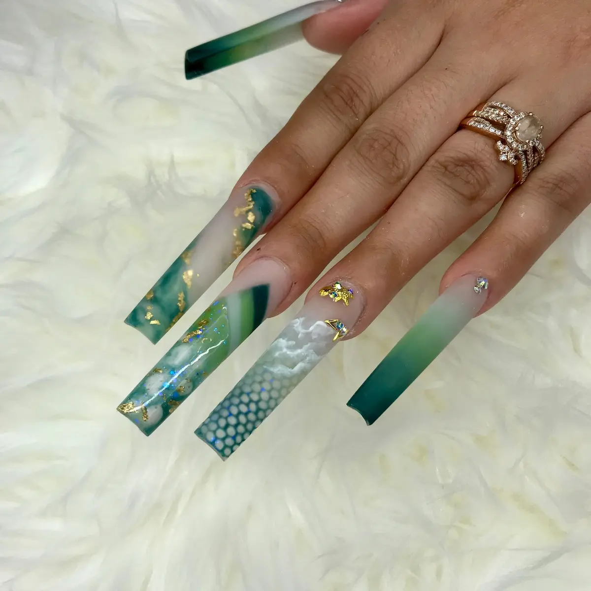 Custom nail design by Daisy Nails Spa NW — look 20